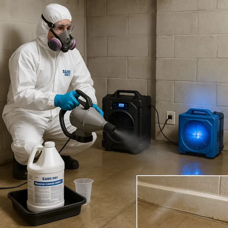 Sanitization and Odor Removal process in Foothill Ranch, CA